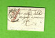 1838 LAC De Maupas Gers  Cursive (rouge) « 31 Cazaubon » + 2 Cachets Ronds (noire) Dont Nogaro Et Cachet Id V.TEXTE - 1801-1848: Precursori XIX
