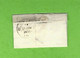 1838 LAC De Maupas Gers  Cursive (rouge) « 31 Cazaubon » + 2 Cachets Ronds (noire) Dont Nogaro Et Cachet Id V.TEXTE - 1801-1848: Precursors XIX