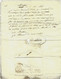 1838 LAC De Maupas Gers  Cursive (rouge) « 31 Cazaubon » + 2 Cachets Ronds (noire) Dont Nogaro Et Cachet Id V.TEXTE - 1801-1848: Precursors XIX