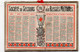 CROIX ROUGE - PETIT CALENDRIER DE 12,2 Cms X 8,3 Cms. 1918 SOCIETE DE SECOURS AUX BLESSES MILITAIRES. INTER ARMA CARITAS - Tamaño Pequeño : 1901-20