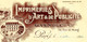 1913 IMPRIMERIES ART ET PUBLICITE  G.VENDEL Paris Pour Fournier Chateauneuf (Charente) Producteur Cognac V.SCANS - 1900 – 1949