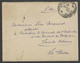 1917 Courrier SM à Attaché Ministre Industrie Et Travail Belgique à St Adresse Cover Ww1 Wk1 Cachet Armée Belge FM - Armée Belge