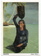 MALDIVES - MALE ATOLL / MALDIVIAN GIRL (PHOTO MICHAEL FRIEDEL No. 23/104) / THEMATIC STAMP-RAILWAY - Maldivas