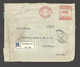 1953 Registered 60 Millièmes Meter Mail To Netherlands - Sudan (...-1951)