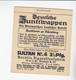 Aurelia Deutsche Zunftwappen Barbierer  Zu Nürnberg   Bild #71 Von 1935 - Verzamelingen & Kavels