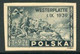 POLAND 1945 Defence Of Westerplatte Imperforate  MNH / **.  Michel 407U - Nuovi