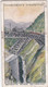 Wonderful Railway Travel 1937 - 32 Bietschtal Bridge Switzerland - Churchman Cigarette Card - Original - Churchman