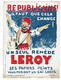 4 Buvard Papiers Peints LEROY Républicain Express Rivoli - Verf & Lak