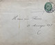 DENMARK 1903, CROWN & POSTHORN ,POSTAL STATIONERY ,KOPANHAGEN DIFFERENT CANCELLATION ! LOOK!! USED COVER - Covers & Documents