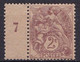 FR7003 - FRANCE – 1900 – BLANC TYPE - Y&T # 108 MNH > 5 € - Ungebraucht