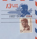 USA United States Amérique 1967 Aerogramme Stationery Entier 13c J.F. KENNEDY Topic With Stamp FDC Unused Airmail /ds402 - 1961-80