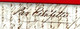 1833 Cachet Encre Rouge « ANGL. EST » LETTRE De Londres En Français Fred. Shore Nodin Pour Augier Fr . à Cognac - 1801-1848: Precursores XIX