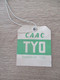 Etiquette à Bagage Compagnie Aérienne Baggage Tag CAAC TYO Japon ? - Étiquettes à Bagages