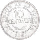 Monnaie, Bolivie, 10 Centavos, 1987 - Bolivie