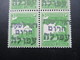 Palestina / Israel 1948 Interimspost ** / Postfrischer 4er Block Aufdruck Afula Emergency Post / Emergency Mail - Palästina