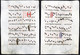 Seltenes, Sehr Großes Original Pergament-Blatt Aus Einer Antiphonar-Handschrift Des 15. Jahrhunderts / Very Ra - Théâtre & Scripts