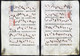 Seltenes, Sehr Großes Original Pergament-Blatt Aus Einer Antiphonar-Handschrift Des 15. Jahrhunderts / Very Ra - Theater & Scripts