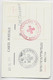 FRANCE SURTAXE TALLEYRAND 15FR CARTE CROIX ROUGE RED CROSS INNSBRUCK 22.VI .1951 - Red Cross