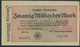 Berlin Pick-Nr: S1022 Inflationsgeld Der Deutschen Reichsbahn Berlin Gebraucht (III) 1923 20 Milliarden Mark (9810807 - 20 Milliarden Mark