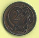 M012 - AUSTRALIË - AUSTRALIA - 2 CENT 1966 - Sonstige & Ohne Zuordnung