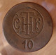 PARIS (75) 10 Centimes C.F.T.H ( Compagnie Française Thomas Houston). - Monétaires / De Nécessité