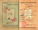 Romania, 1934, Social Insurance Member Card - Revenue Fiscal Stamps / Cinderellas - Fiscale Zegels