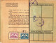 Delcampe - Romania, 1934, Social Insurance Member Card - Revenue Fiscal Stamps / Cinderellas - Steuermarken