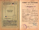 Romania, 1942, Social Insurance Member Card - Revenue Fiscal Stamps / Cinderellas - Fiscaux