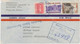 KUBA 1960, Zwei Pra.-R-Lupo-Bf M. Int. MiF Beide M. Prov. R-Stempel U. Selt. L1   "Servicio Aéreo Internacional" (in - Poste Aérienne