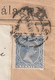 1896 - 5 Centimos Bleu Sur Enveloppe De MALAGA Espagne Vers Joensuu, Finlande Suomi Finland - Lettres & Documents