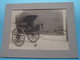 CABRIOLET +/- 1930 ( Koets / Rijtuig - Carriage / Chariot ) Photo LEROY ( Formaat 28 X 21,5 Cm.) ! - Voorwerpen