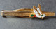 Ancienne BROCHE à Cravate " Canard " - Environ L.5.5 Cm Et H.1.5 Cm - Métal Doré Et Peint ? - Vers 1980 - Sonstige & Ohne Zuordnung