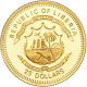 Monnaie, Libéria, Moric Benovsky, 25 Dollars, 2005, FDC, Or - Liberia