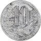 Monnaie, Algérie, Alger, 10 Centimes, 1921, TTB, Aluminium, Elie:10.17c - Monétaires / De Nécessité