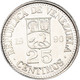 Monnaie, Venezuela, 25 Centimos, 1990, SUP+, Nickel Clad Steel, KM:50a - Venezuela