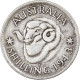 Monnaie, Australie, George VI, Shilling, 1943, San Francisco, TTB, Argent, KM:39 - Shilling