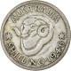 Monnaie, Australie, George VI, Shilling, 1946, Melbourne, TB+, Argent, KM:39a - Shilling