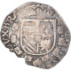 Monnaie, Pays-Bas Espagnols, Philippe II, 1/20 Ecu, 1593, Anvers, TB, Billon - Pays Bas Espagnols