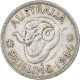 Monnaie, Australie, George VI, Shilling, 1944, San Francisco, TTB, Argent, KM:39 - Shilling