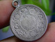 1913 1/4 Quarter Rupee KING GEORGE V INDIA BRITISH INDIA COMPANY SILVER HOOP PENDANT VINTAGE - Other & Unclassified