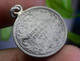 1917 1/4 Quarter Rupee KING GEORGE V INDIA BRITISH INDIA COMPANY SILVER HOOP PENDANT VINTAGE - Andere & Zonder Classificatie