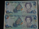CAYMAN, P  16b + 26c , 1 Dollar , 1996 + 2001,  UNC , B/2 + C/4 - Cayman Islands