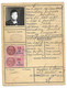 1943 LONS LE SAUNIER LUGAND CLAIRE EP FAIVRE NE A LONS EN 1897 BOUCHERE - CARTE IDENTITE - Documenti Storici