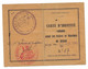 1940 LONS LE SAUNIER FAIVRE EUGENE NE A MARIGNY EN 1892 - CARTE IDENTITE FOIRES ET MARCHES DE BETAIL - Historische Dokumente
