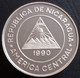 Nicaragua - 10000 Cordobas 1990 - Mondiali Di Calcio "Italia '90" - KM# 66 - Nicaragua