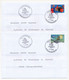 FRANCE - 5 Enveloppes Série VOEUX 2007 - Oblit Temporaire Noël En Provence - Aix En Provence - 13/12/2007 - Cartas & Documentos