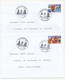 FRANCE - 5 Env. Affr Autoadhésifs "Meilleurs Voeux 2006" Obl Noël En Provence - Aix En Provence - 1/12/2006 - Cartas & Documentos