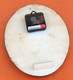 Pendule / Horloge Murale En Résine  Forme Ovale   Décor Indien  (230x135)mm - Orologi Da Muro