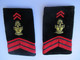 Epaulettes Caporal-Chef Du Génie / Velours Et Tissage Paramentique/vers 1980-2000                       ET345 - Sonstige & Ohne Zuordnung