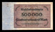 Alemania Germany 500000 Mark 1923 Pick 88a T. 276 BC/+ F/+ - 500.000 Mark